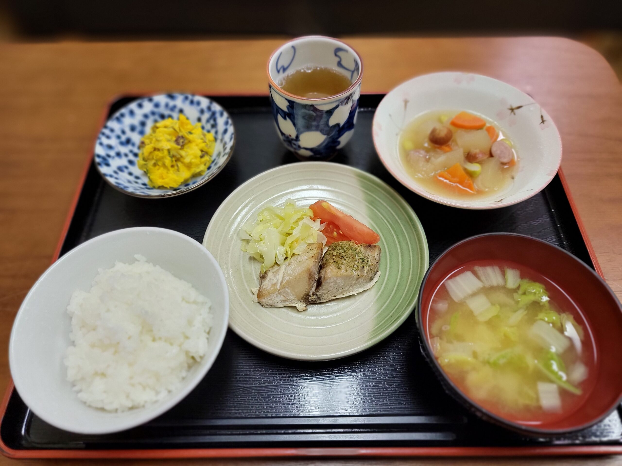 横江やまの湯 昼食